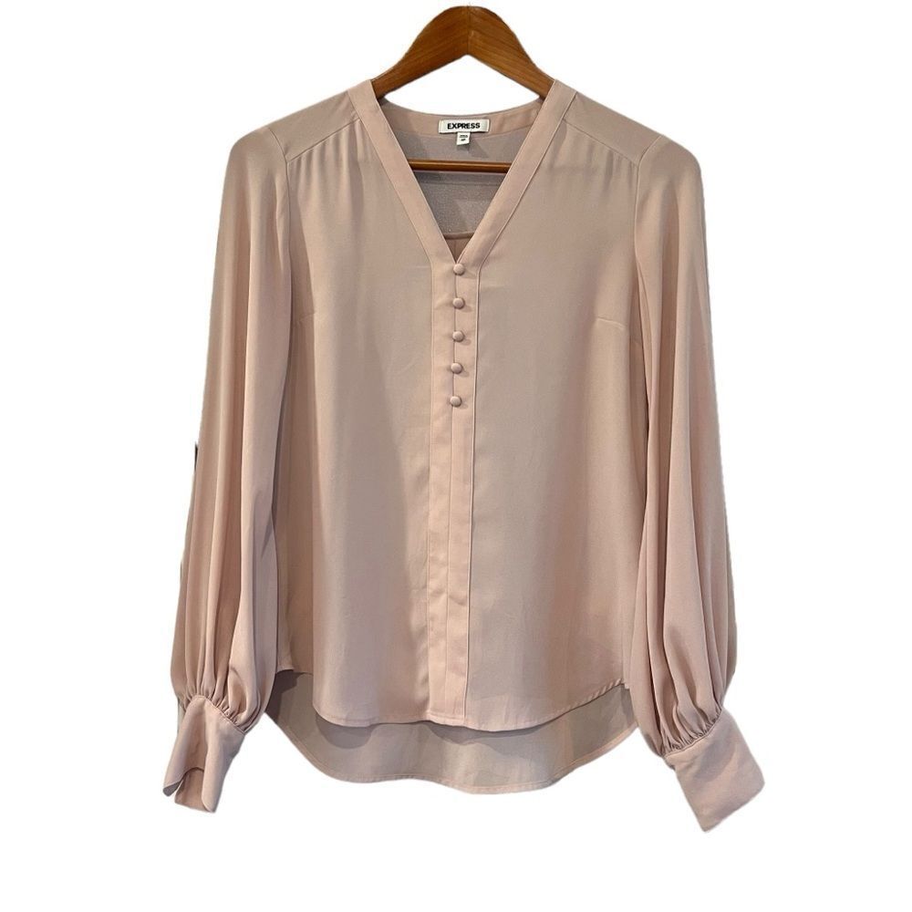 3 for $30! Express pink chiffon blouse